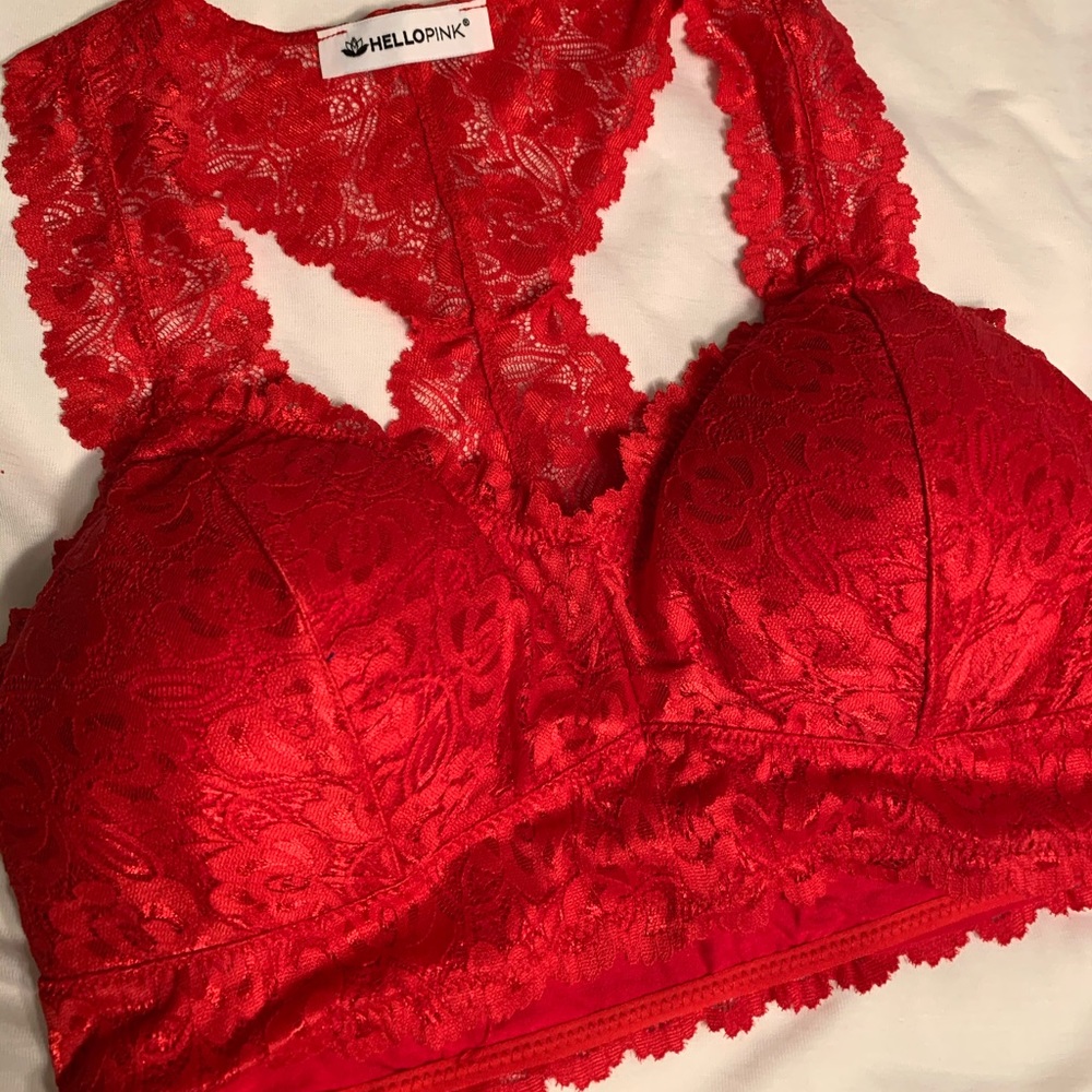 Padded lace bralette-never worn